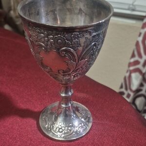 Ornate Corbell And Co Silver Plate Chalice